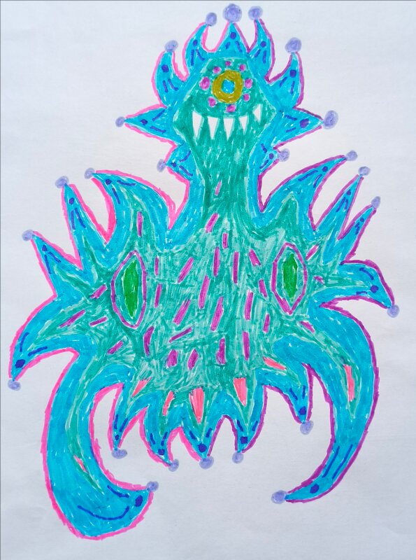 My fictional alien art