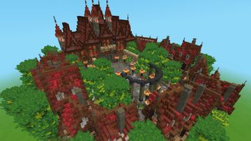 Red Medieval LOBBY 160x160 Sandbox Map