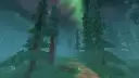 Watch the northern lights dance above the cold conifer forest as you explore