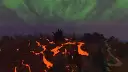Molten lava tears through the scorched soil of the corrupted wastelands
