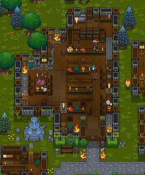 My settlement's tavern!! Sandbox Build